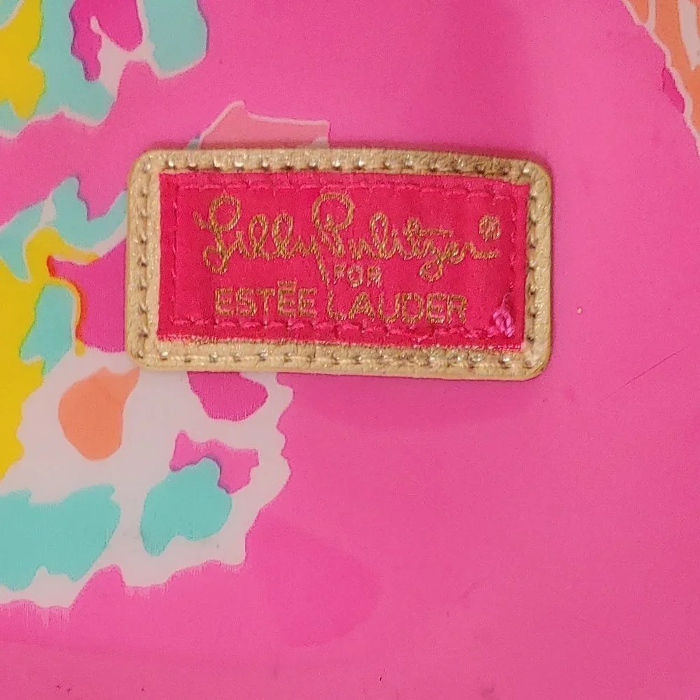Lilly‎ Pulitzer for Estee Lauder Pink Floral Bag